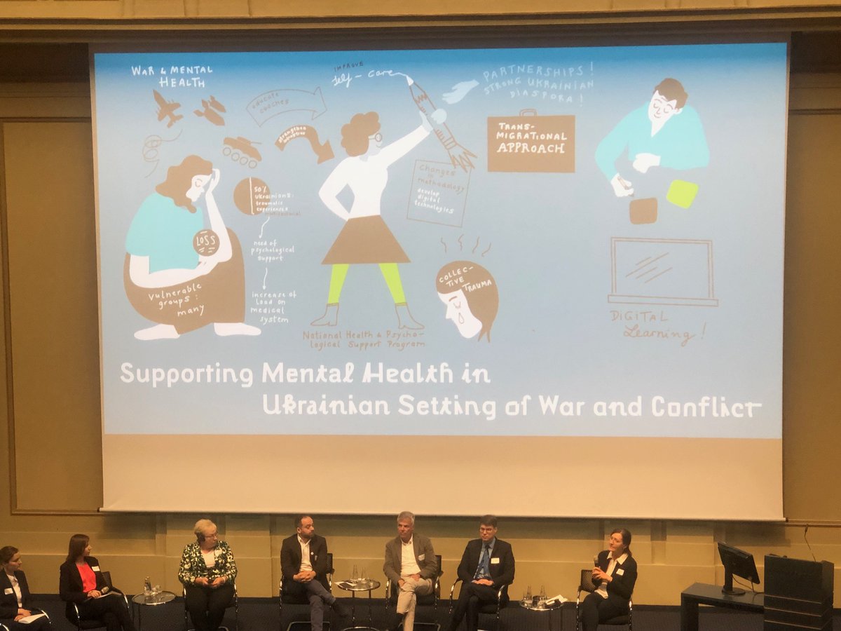 giz_kp's tweet photo. #Throwback to #HPC1 at @ChariteBerlin where Eric Hahn, psychiatrist at Charité, praises the #solomiya project for supporting #mentalhealth in #Ukraine: "It's not only about mental health and trauma but also rehabilitation."
#HospitalPartnerships https://t.co/1t3Re1XTu8