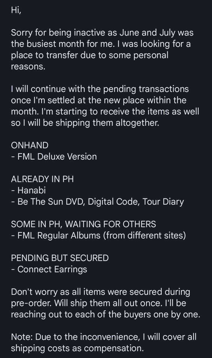 carrotsunshine1's tweet photo. #CS_Updates
#CS_Notice

Please check the image attached and read until the end. Thank you and sorry for the inconvenience.

#CarrotSunshinePH https://t.co/Rhya0RJ04d