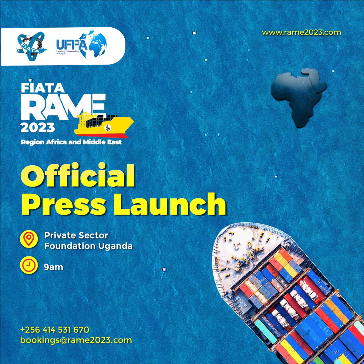 Happening now at the <a href="/PSF_Uganda/">Private Sector Foundation Uganda</a> boardroom is the official press launch of the #FIATARame2023 by the <a href="/UFFAuganda/">UGANDA FREIGHT FORWARDERS ASSOCIATION</a> that’s focussing on Resilience, Adaptability, and diversity in Global supply chains.