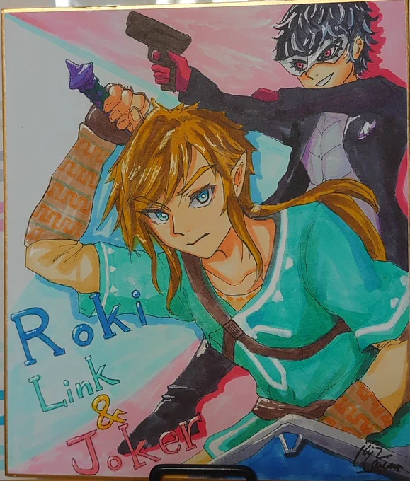 ご依頼絵でした 久しぶりのアナログ、やっぱり楽しい……