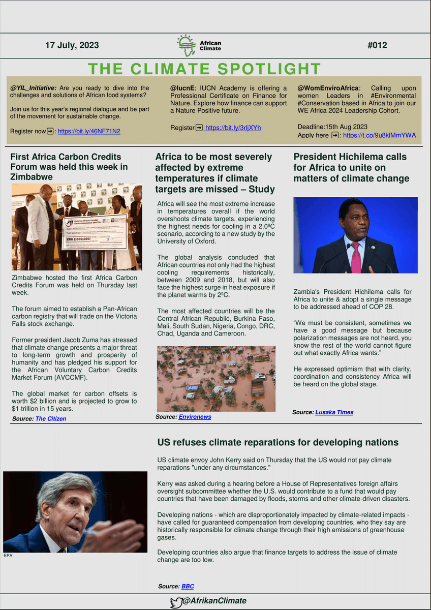 Theshi_ft's tweet photo. Today @AfClimateSummit officially launches its information portal, website &amp;social media platforms. Explore these platforms for updates on the Africa Climate Summit;Speaker profiles, agenda &amp;partnership opportunities.

📰Find the latest climate insights on the #ClimateSpotlight⬇️ https://t.co/Jum34dRSHj