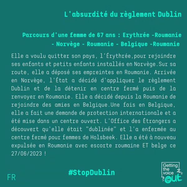GettingVoice's tweet photo. L'absurdité du règlement Dublin - De absurditeit van de Dublinverordening - Thé absurdity of the Dublin Regulation
#StopDublin #Libertedecirculationpourtoustes https://t.co/cFFx9wDmi7