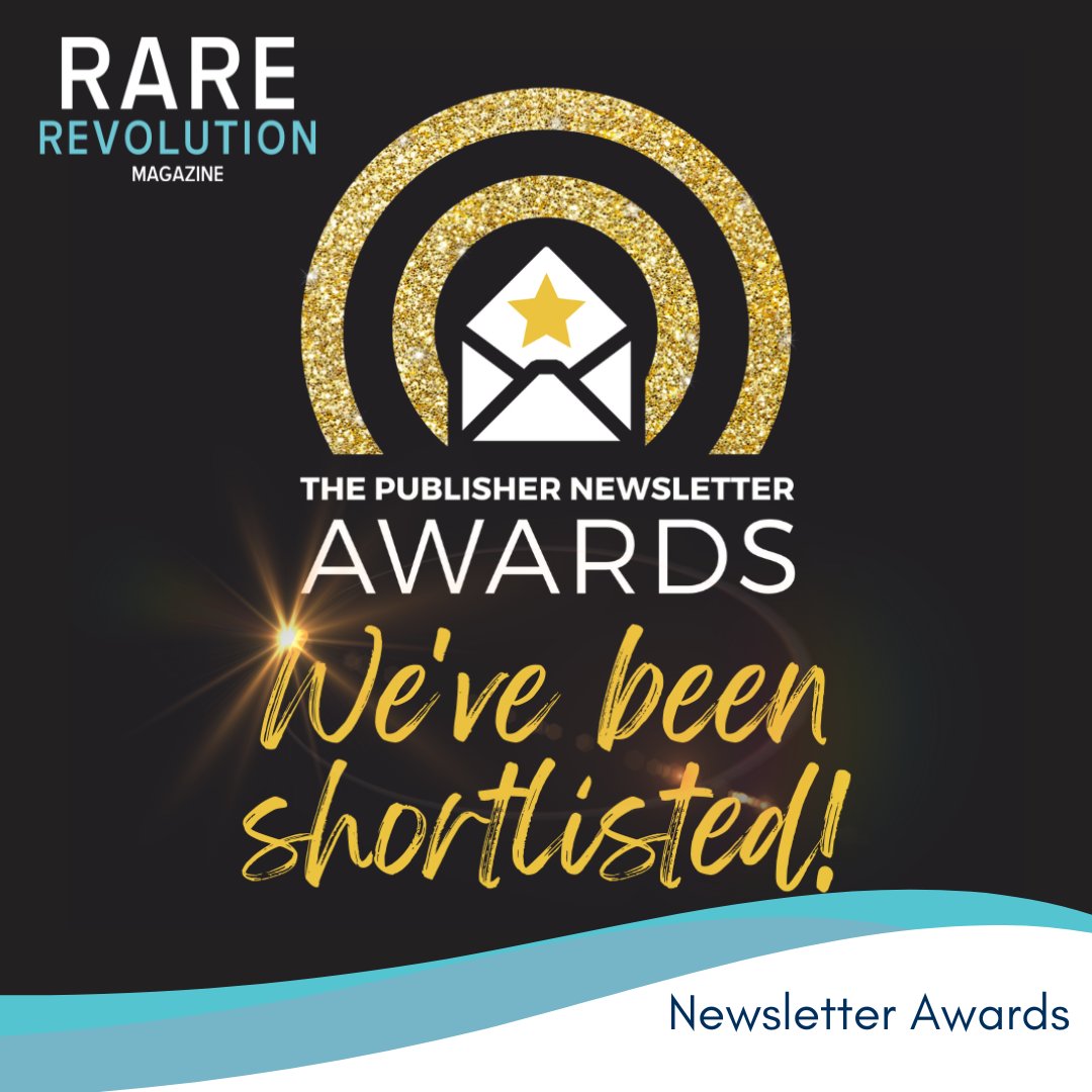 We are delighted that our weekly RARE Round-up newsletter has been shortlisted for the @pubnewsletters Awards under the health and science category. We can't wait for the awards ceremony tonight Best of luck to all the other shortlisted publishers #Awards #Publishers #Shortlisted
