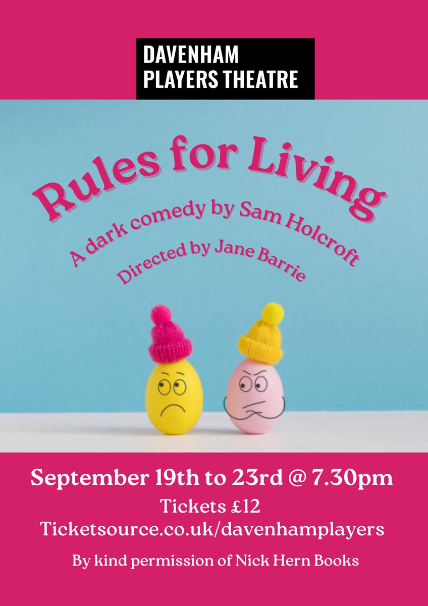 DavenhamPlayers's tweet photo. And we’re off! First rehearsal yesterday for our next comedy production Rules for Living and, judging by the cast, crew and musicians, it’s going to be a cracker! 🥳🎲🃏🎲
September 19 - 23 @ https://t.co/T8cF1MiyoN
#rulesforliving #amateurtheatre #thingstodo #comedy #fun #wow https://t.co/KzVftF1E6g
