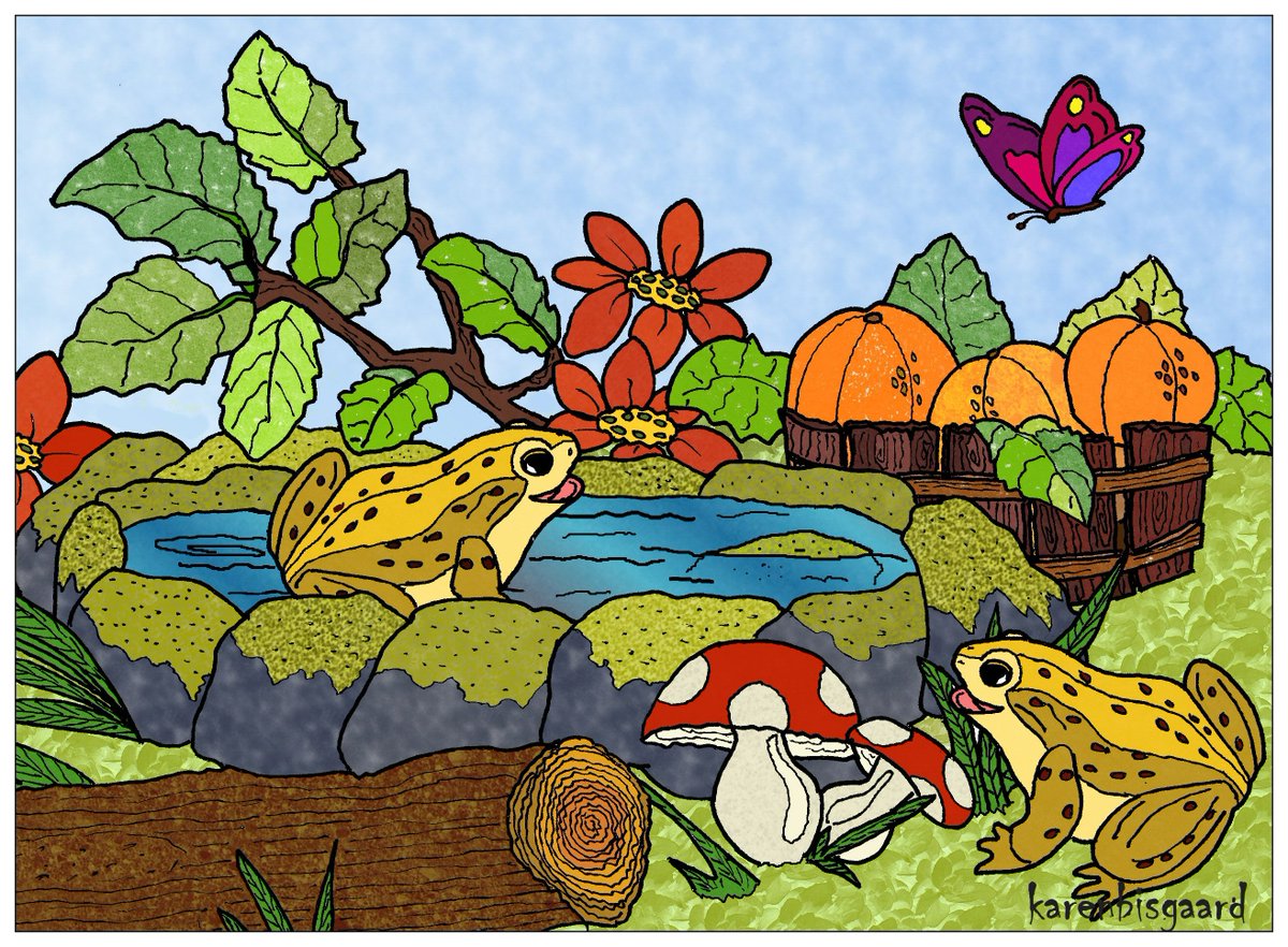 KarenBisgaard1's tweet photo. https://t.co/WEcNvhwDfb
#frogslife #illustration #paperpainting #postcardpainting #promarkercoloring https://t.co/fwJjscQIGg