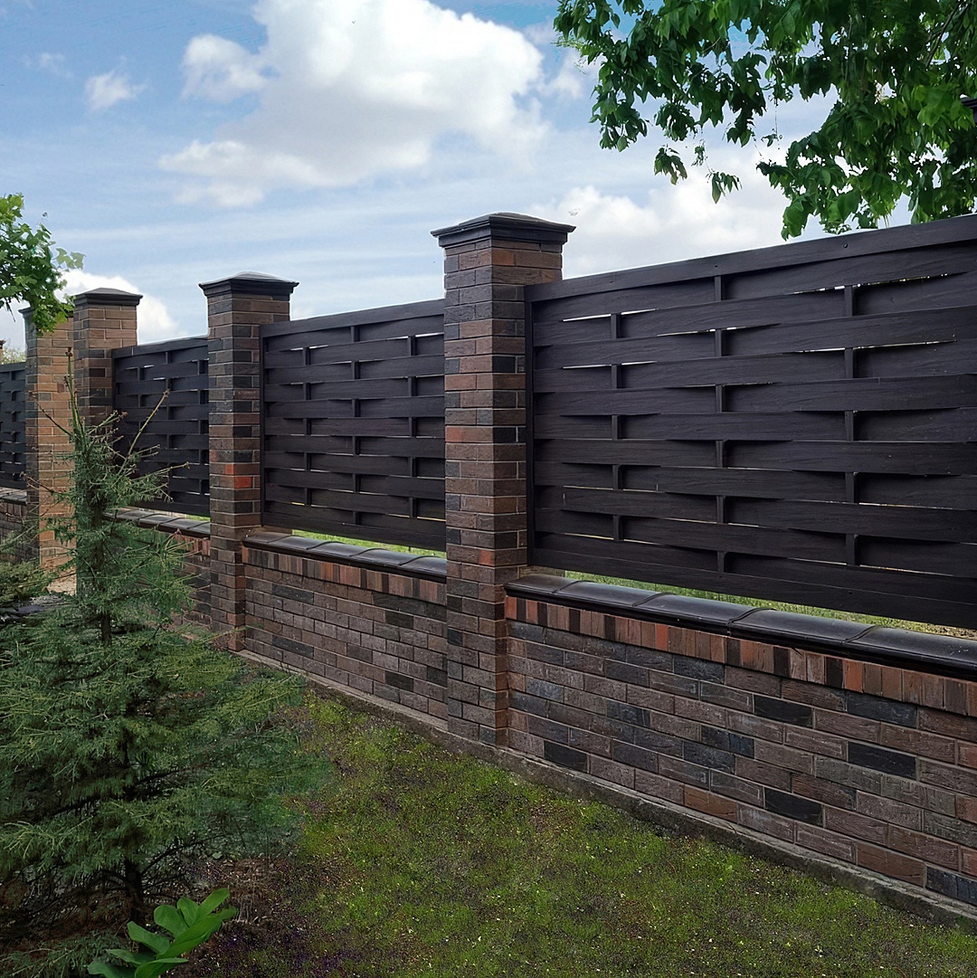 Кровля Юга on Twitter: \"📷Palermo — забор-жалюзи от Grand Line, внешний ...