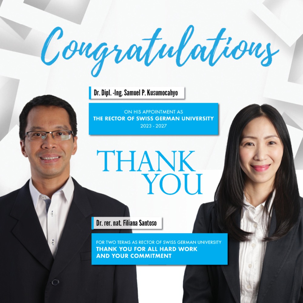 swissgermanuniv's tweet image. Thank you, Bu Filiana. 
Welcome and have a great day ahead, Pak Samuel.

#SGU #Rector