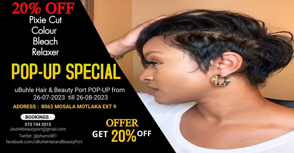 phumzil81's tweet photo. Visit 0ur salon and get free consultation #Sizokthola #ShakaiLembeMzansi https://t.co/6UDelhq1aw