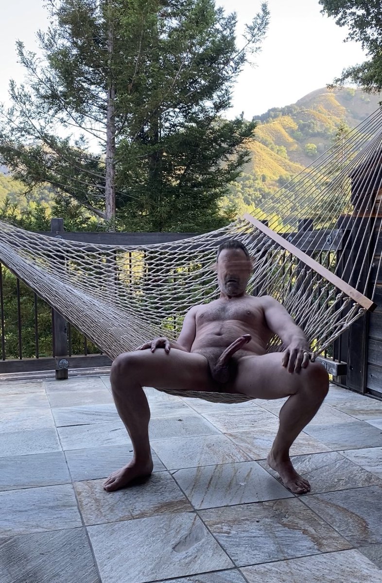 nyc1963guy's tweet photo. Hammock cock https://t.co/KWiTLUBc7o