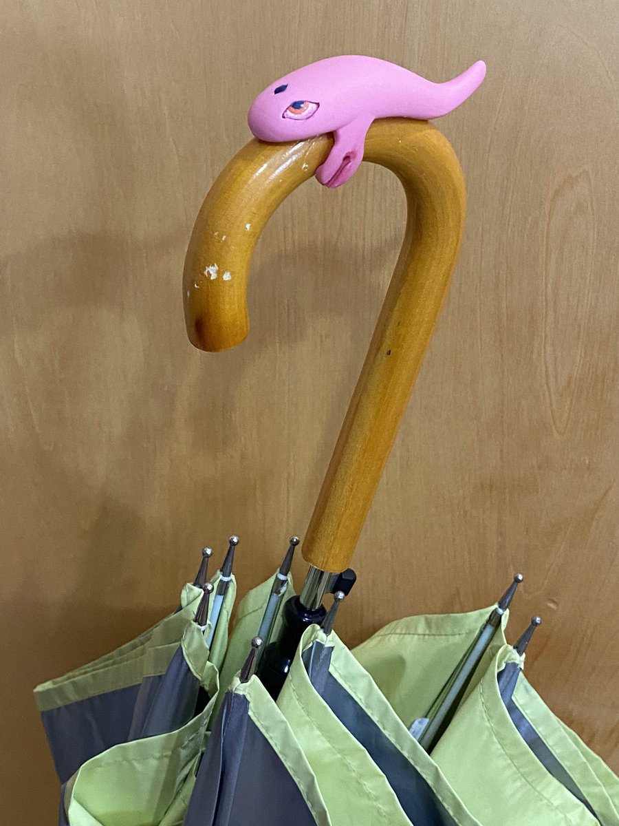 TDF_design's tweet image. 妖怪「傘守」（試作）
Yokai “KASA-MORI ”(prototype)