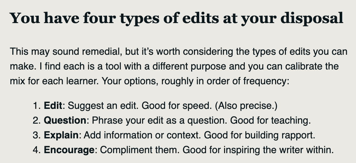 One of my favorite newsletters: Longview issues by <a href="/fenwick_writing/">Fenwick</a> 

Especially loved the latest issue about how great editors leave writers wanting more 🤌