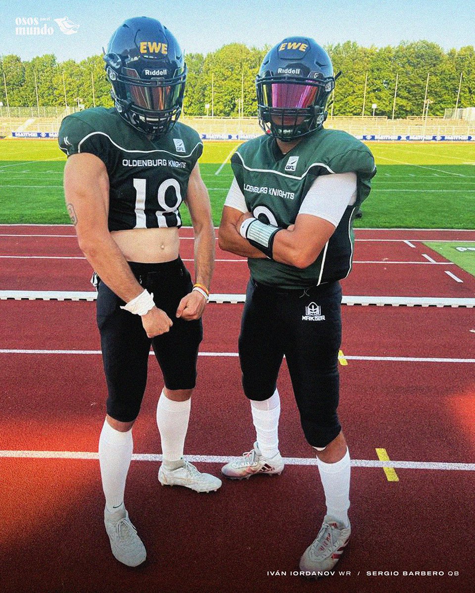 ososrivas's tweet photo. 🔌🐻🇩🇪 ¡Conexión Iordanov-Barbero en la liga alemana!

⚔️ Nuestros jugadores disputan este verano la @GFLinfo 2 con @olknights. Alles gute!

🌍 #OsosPorElMundo https://t.co/9gVJvg29a3