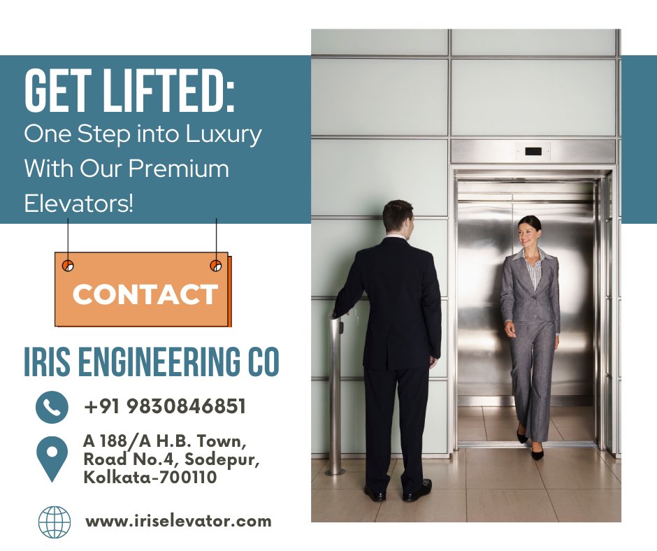 irisengineer's tweet image. Get Lifted: One Step into Luxury With Our Premium Elevators!
Website: iriselevator.com
#liftelevator #elevatorservice #irisengineering #liftmanufacturerinkolkata #liftmaintenance