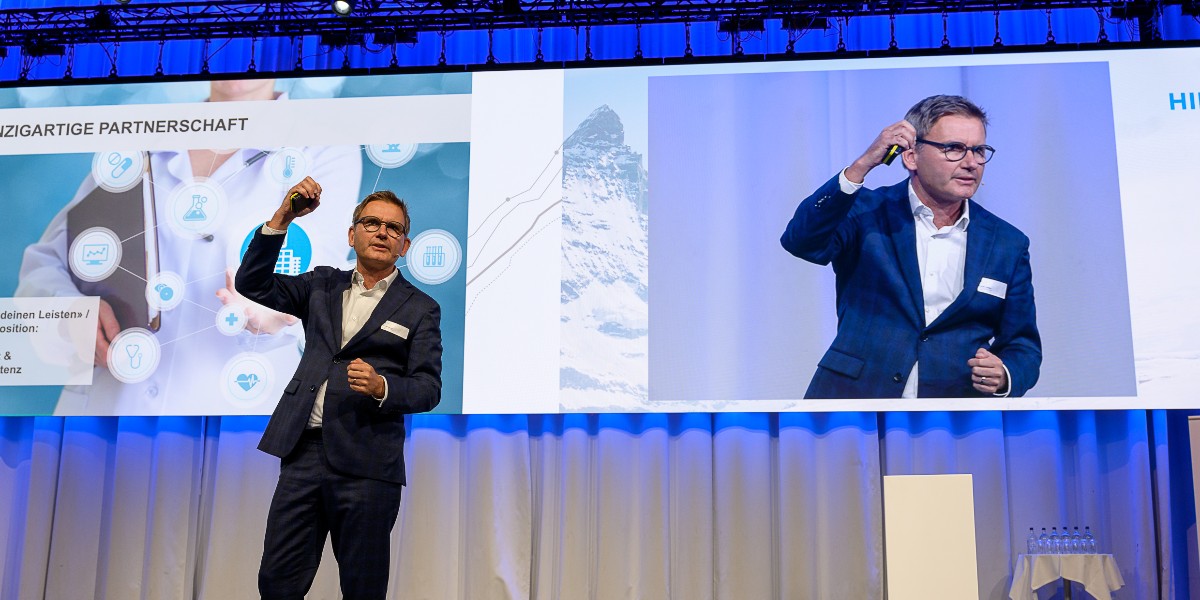«Unser Jahresfokus ’together we grow’ umfasst die spezialisierte, wohnortsnahe Diagnostik und Therapie in unseren medizinischen Schwerpunkten, geleistet in unternehmerischer Partnerschaft und im Co-Branding», so Hirslanden-CEO Daniel Liedtke am Doctors’ Summit. #docsummit23 #ds23