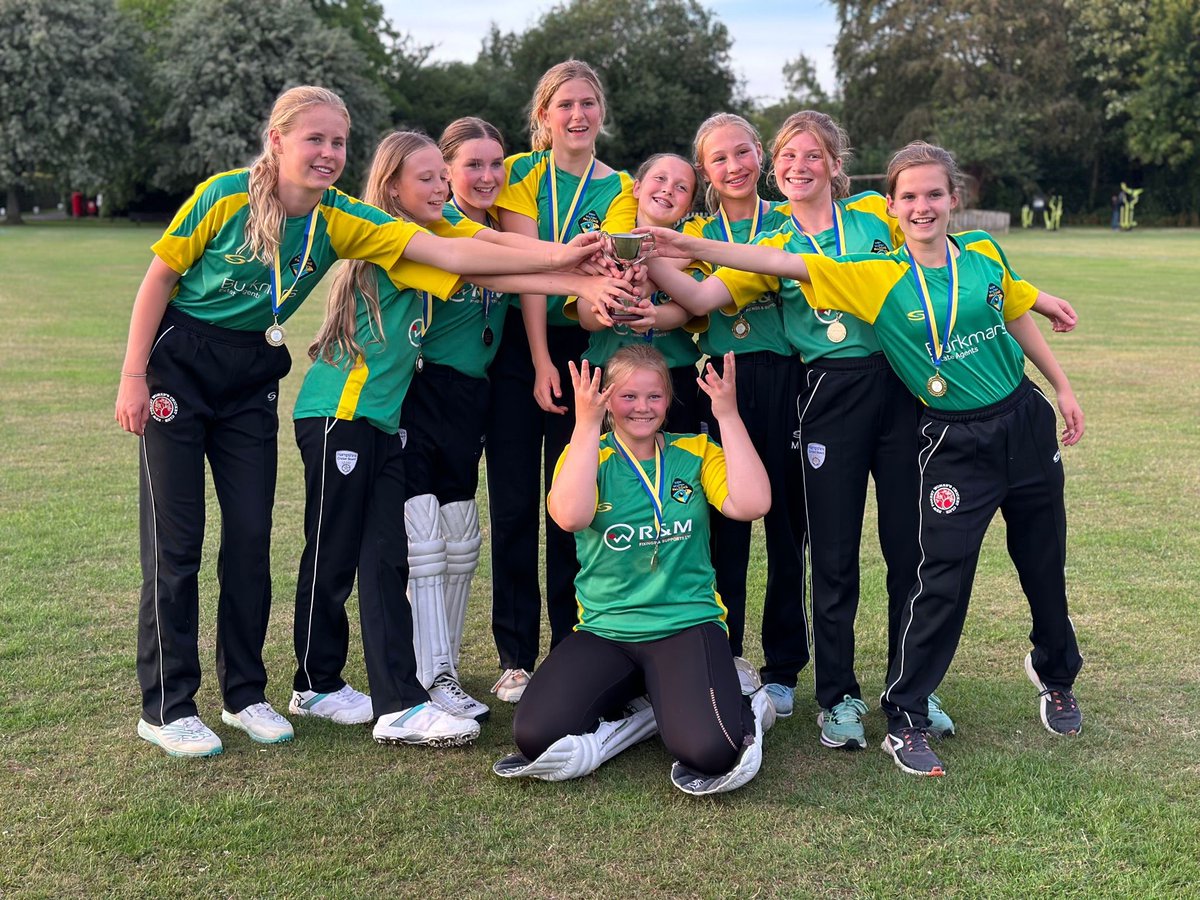More success for R&amp;M sponsored New Milton Falcons CC.

HAMPSHIRE GIRLS U13 CAROLYNE BOYLES COUNTY CUP WINNERS!!