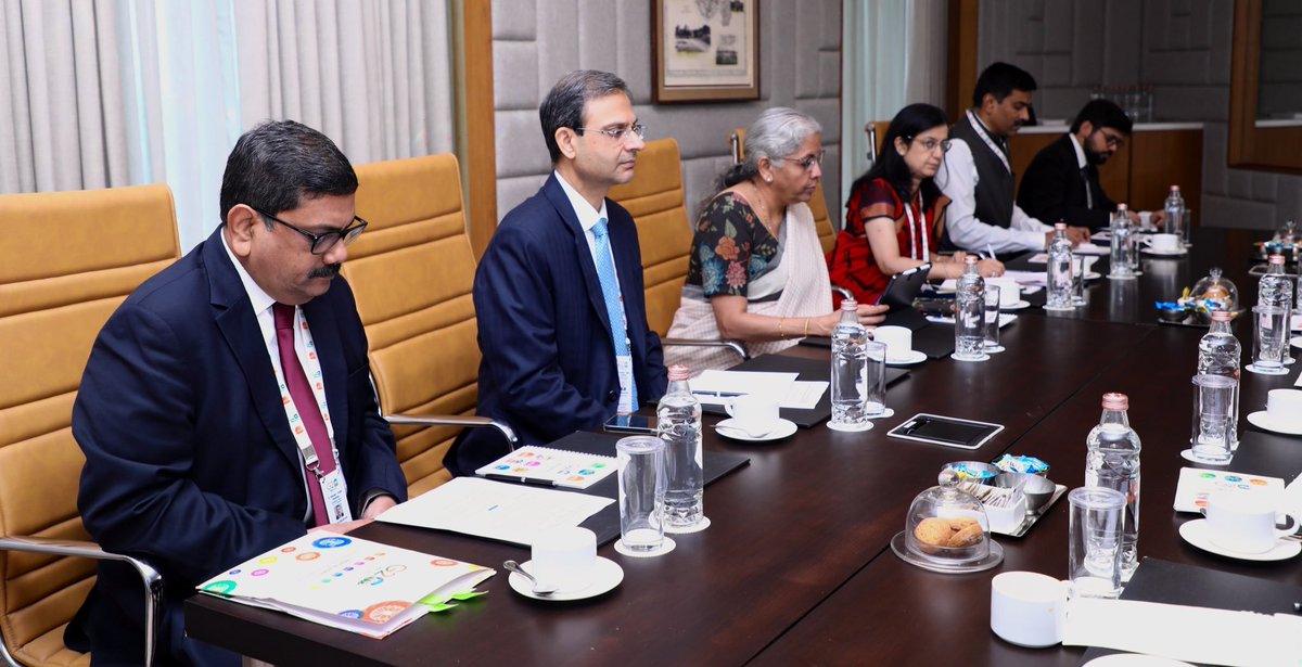 DDNewslive's tweet photo. Union FM @nsitharaman and Treasury Secretary @SecYellen also deliberated on building global consensus on the #TwoPillar Tax solution.  

Treasury Secretary @SecYellen appreciated India’s focus on #GlobalHealth #TaskForce under #G20India Presidency and expressed that G20 should continue to take the work of #TaskForce forward.