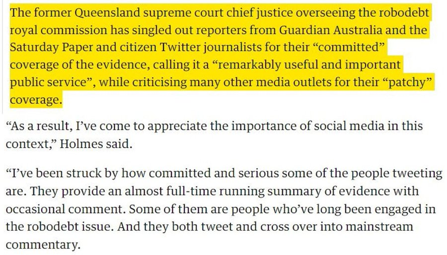 cadcow's tweet image. Did we need another reason to love #CatherineHolmes?
#auspol #Robotdebt #DuttonSux