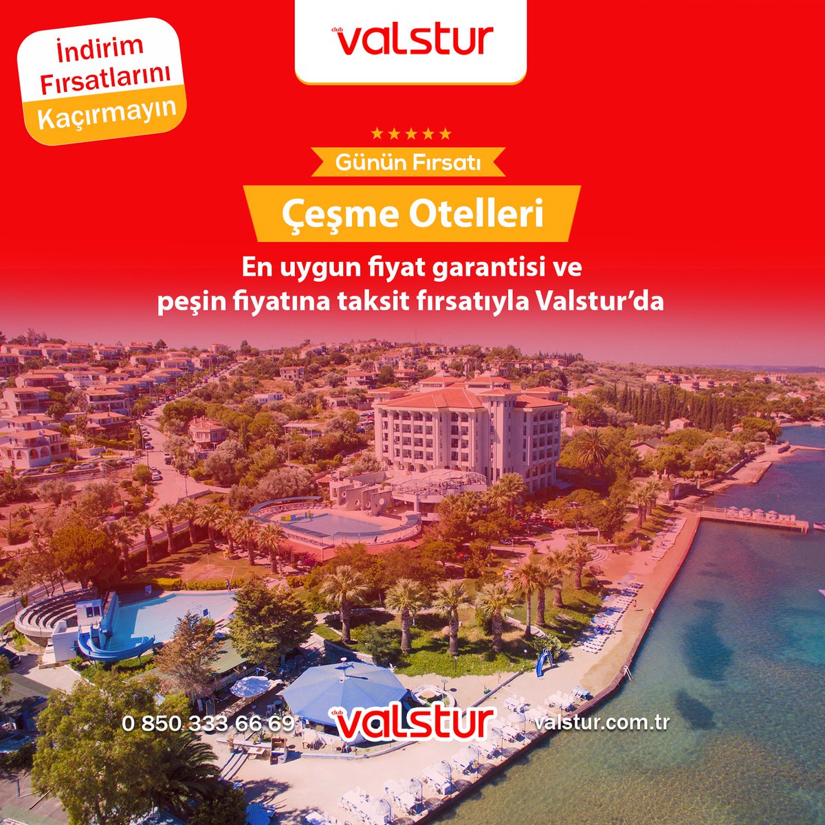 ValsTurizm's tweet photo. Peşin Fiyatına Taksit ve En Uygun Fiyat Garantisi ile Valstur'da

https://t.co/maOLW5wfnW
Tüm bilgi ve detaylar için: 
https://t.co/XqG45eEVg2
0850 333 66 69

#tatil #valstur #hotel https://t.co/Snd6MCY3Od