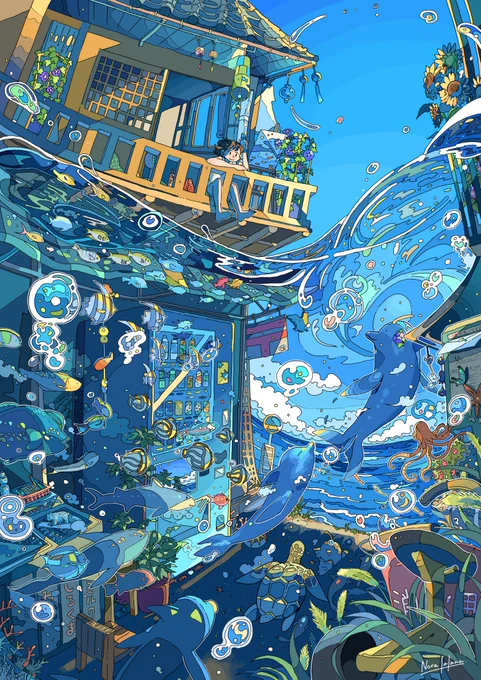 色違いの海たち #海の日