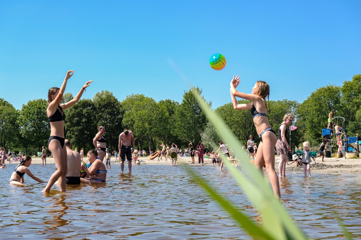 Met dit weer groeit blauwalg snel. Blauwalg is gezien in de Grote- en Kleine Wielen. Je mag er zwemmen, maar dat is op eigen risico . Zie de borden ter plekke voor meer informatie of download de app van👉 zwemwater.nl