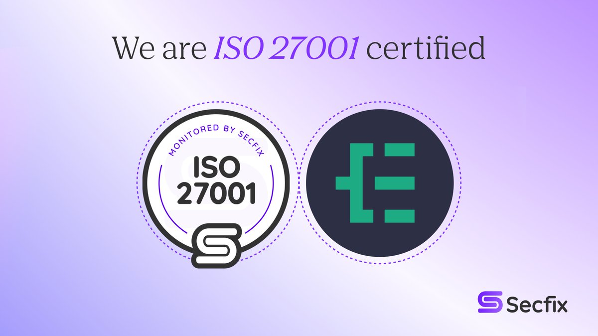🎉We are proud to announce that @Ethiack, has successfully achieved their ISO 27001 certification. Ethiack is harnessing the power of AI to offer innovative and cost-effective ethical hacking solutions. 🚀Congratulations to the team on this achievement!
 #ISO27001 #Cybersecurity
