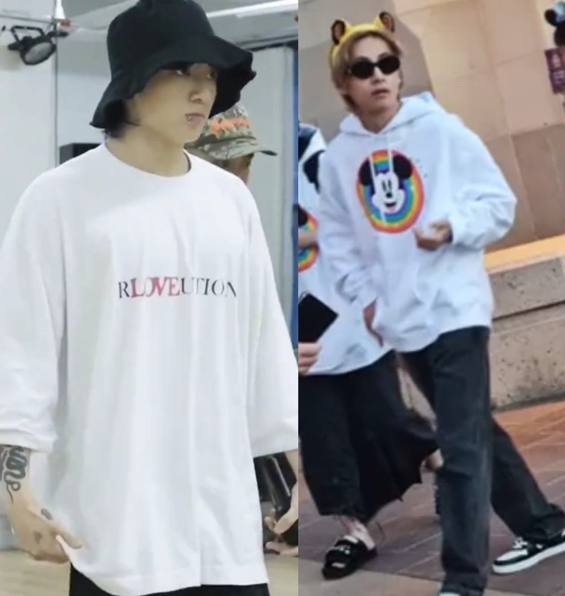 RT @Taekoomania: Taekook in pride month collection wear https://t.co/WFELzmTYaX