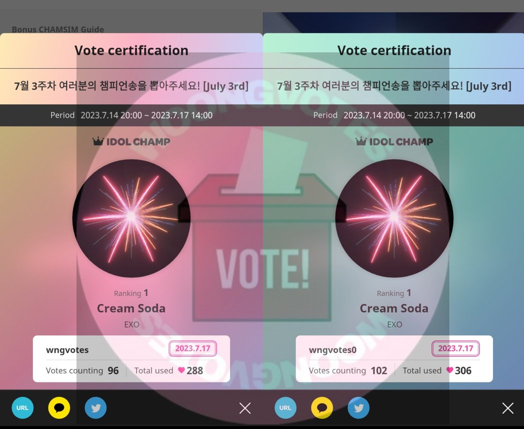#WOONGIVES

SHOW CHAMPION PRE-VOTING (added bonus chamsims)

🥇 EXO