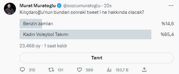 Helal olsun twitter ahalisine... Tanımış Ana Muhalefet liderini... Adam benzin zamlarını direkt pas geçti! Kadın voleybol takımını asistledi...