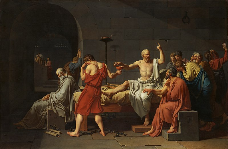 honest2608's tweet photo. @historyinmemes The Death of Socrates. https://t.co/N4HjvfyN38
