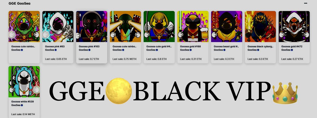 cona557's tweet photo. やっとやっとやっーっと✨
念願の GooSea10体お迎えしGGE🌕BLACK VIP仲間入りしました〜‼️‼️‼️
ここまでの道のりは長かったがやっと目標にして事が一つ叶った✨
GGEは魅力の塊✨
これからも更なる魅力が伝わるよう発信し引き続き��力応援していきます📣🔥
#GGE #BLACKVIP #GOOSEA https://t.co/yTSjspVsvV