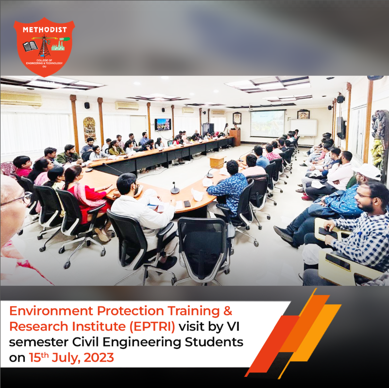 MCETHyderabad's tweet photo. MCET Civil VI semester students, had an eye-opening experience as they visited the #EnvironmentProtectionTrainingandResearchInstitute (EPTRI) today i.e. 15-July-2023

#MCET #EPTRI #EnvironmentProtection #TrainingandResearchInstitute #Environment #SaveEnvironment  #Program #NGOs https://t.co/E5ssL96Yu6