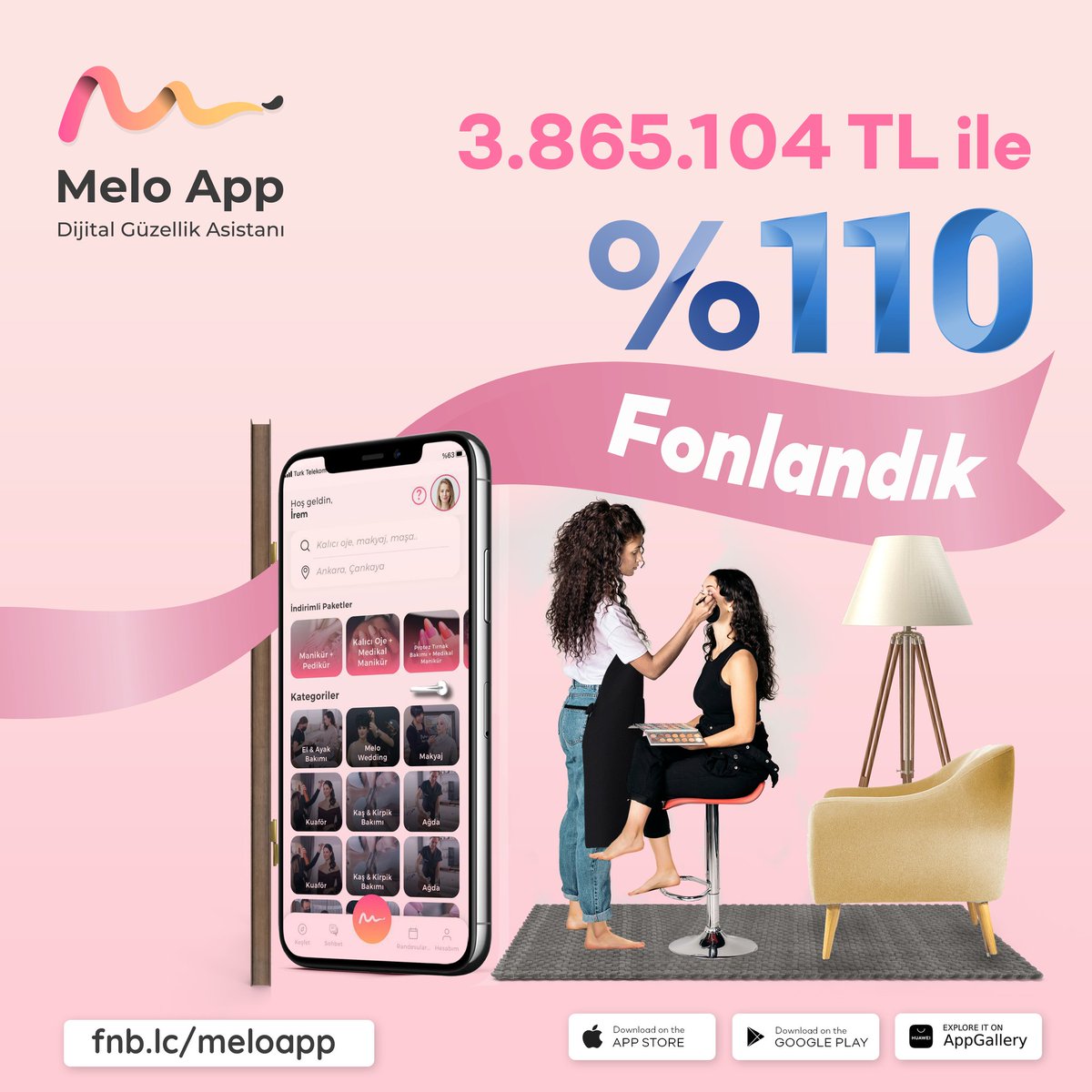 meloapp_'s tweet photo. Yatırımcılarımızın değerli desteği ve güveni sayesinde fonlama sürecimizde başarılı bir şekilde ilerleyerek %110 fonlama oranına ulaşmış bulunuyoruz! Melo App'i beraber büyütmeye kararlı olan tüm yatırımcılarımıza içtenlikle teşekkür ediyoruz. @fonbulucu https://t.co/202cIoEiVJ