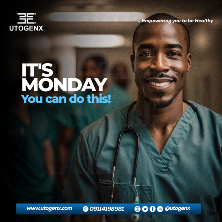 utogenx's tweet photo. Let's kickstart the week with a boost of motivation and positivity.
It's Monday. Be reminded that you have the power to conquer anything that comes your way!
#nigerianbrand #utogenx #startupfairy #artificialintelligence #hospitals #nigerianvendors #healthcare #publichealth https://t.co/6FAoFwpeUz