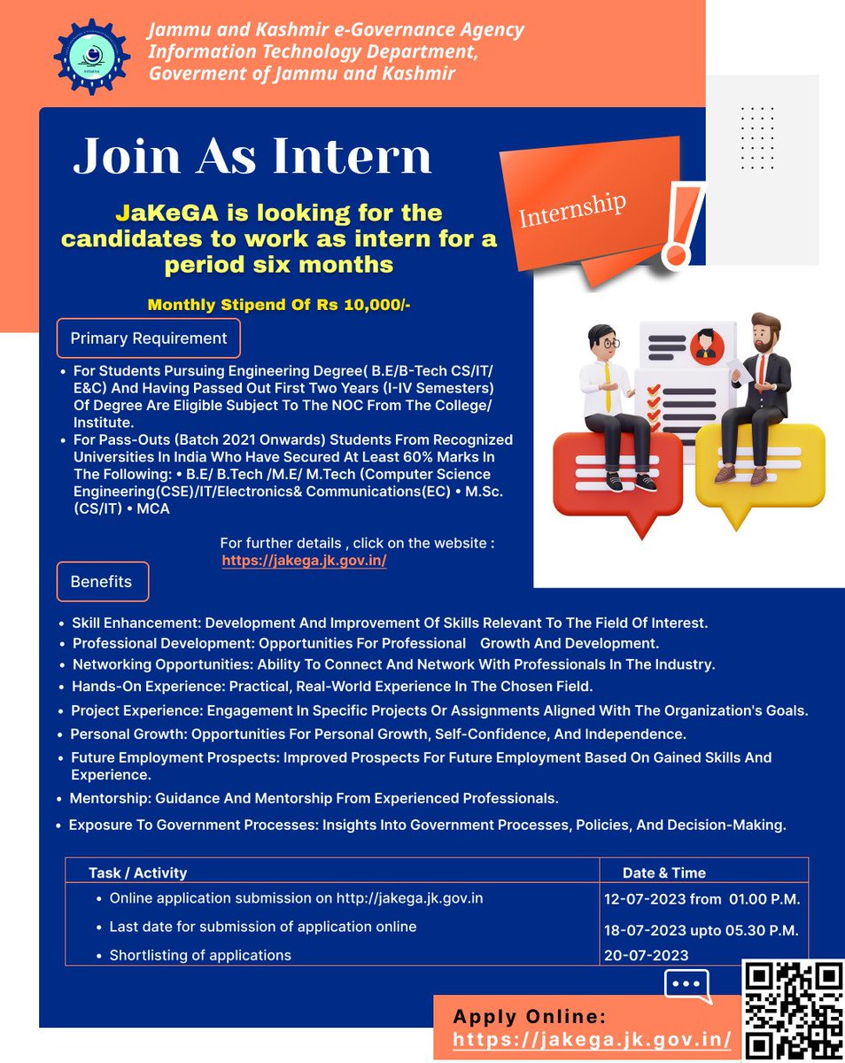 Anuradha Gupta (@anuradhagupta_) on Twitter photo JaKeGA announces digital internship programme! Eligible candidates may avail the opportunity! JaKeGA announces digital internship programme! Eligible candidates may avail the opportunity!