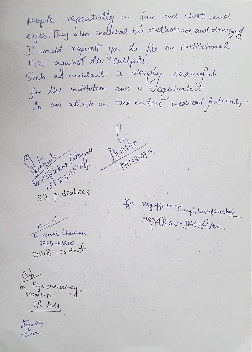 FAIMA Doctors Association (@faima_india_) on Twitter photo Disturbing news of Voilence agnst Doctors at the National Capital.
Doc on duty assaulted by goons @ baba sahib Ambedhkar Medical College and Hospital.
Requesting <a href="/LtGovDelhi/">LG Delhi</a> <a href="/ArvindKejriwal/">Arvind Kejriwal</a> <a href="/DelhiPolice/">Delhi Police</a> to take immediate action and arest the culprits.
<a href="/DrRohanKrishna3/">Dr. Rohan Krishnan</a> Disturbing news of Voilence agnst Doctors at the National Capital.
Doc on duty assaulted by goons @ baba sahib Ambedhkar Medical College and Hospital.
Requesting <a href="/LtGovDelhi/">LG Delhi</a> <a href="/ArvindKejriwal/">Arvind Kejriwal</a> <a href="/DelhiPolice/">Delhi Police</a> to take immediate action and arest the culprits.
<a href="/DrRohanKrishna3/">Dr. Rohan Krishnan</a>