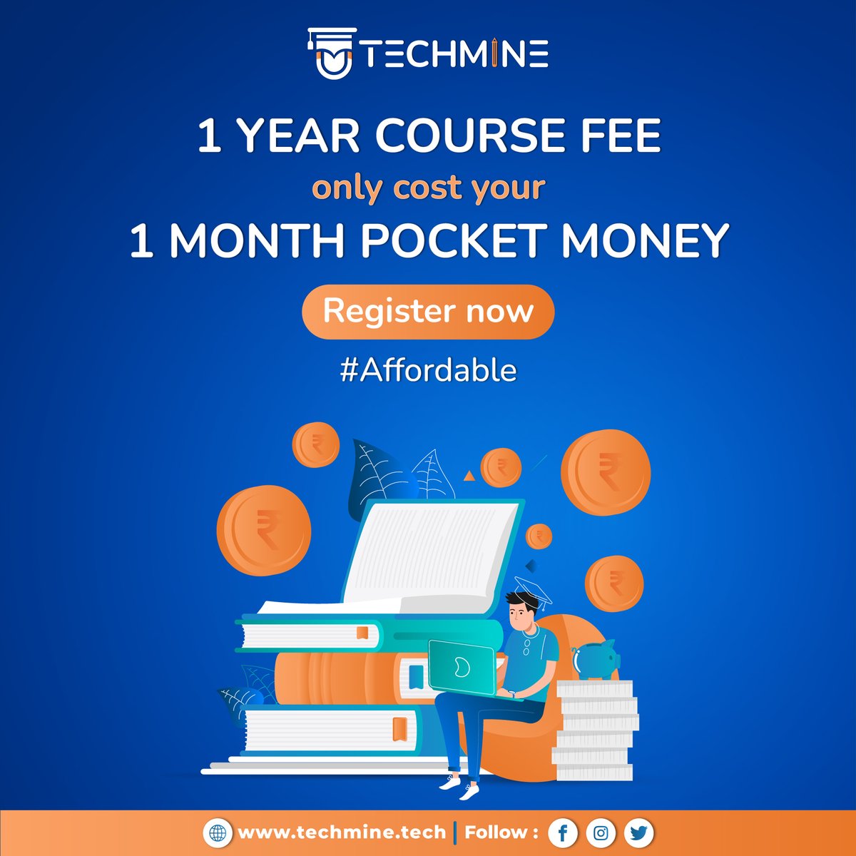 1 Pocket Money = 1 Year Course. Enroll Now !

#techmine #techriser #techminetech #SkillDevelopment #CareerReady #PracticalLearning #HandsOnTraining #IndustryAligned #RealWorldSkills #JobOrientedEducation #LearnByDoing #ProfessionalCourses #IndustryCertifications #PracticalSkills