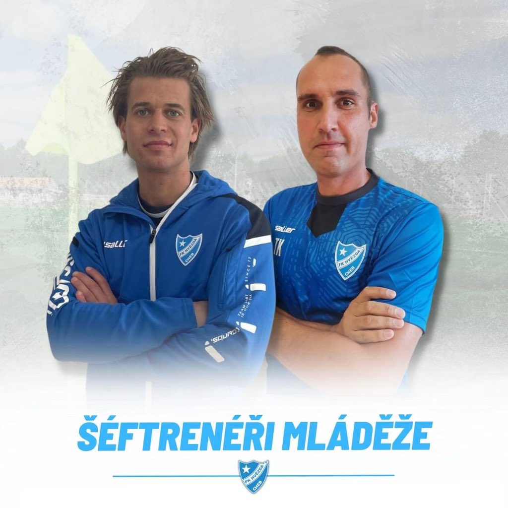 hvezdacheb's tweet photo. Úsek mládeže od nové sezóny rozdělen! Hvězda bude mít v sezóně 2023/24 deset mládežnických kategorií a dva spojené týmy s partnerským klubem FC F.Lázně. Šeftrenérem přípravek a elevů se st��vá Vítězslav Janda. Kategorie U15-U12 a SpSM povede Tomáš Kratochvíl. ⚽️🤝🏻 https://t.co/oWu19XyPEl