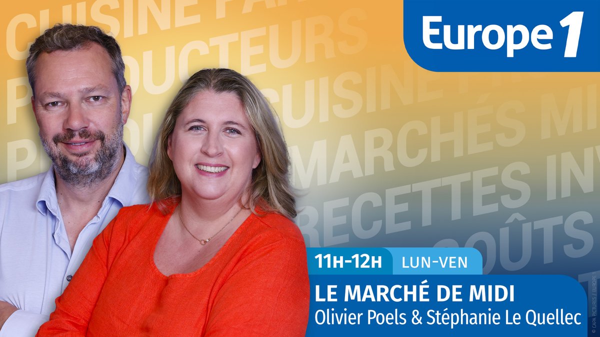 🟡[LE MARCHÉ DE MIDI]
Rdv à 11h avec <a href="/OlivierPoels/">Olivier Poels</a> et Stéphanie Le Quellec

👉Direction <a href="/VilledeNice/">Ville de Nice</a> avec Mathieu Dalmasso, producteur de courgette - Dominique Le Stanc, chef à la Miranda - Alain Valles, maitre de chai au domaine de Toasc - Isabelle Billey Quéré, chargé de com
