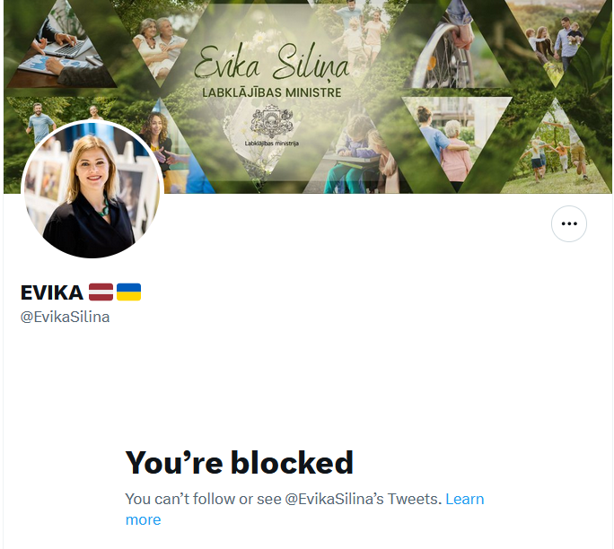 liana_langa's tweet photo. . @Jauna_Vienotiba Labklājības ministri Eviku Siliņu pietagoju saviem tvītiem, lai informētu ministri par darba tiesību un diskriminācijas gadījumiem darba tirgū. Pateicībā par šo info ministres komunikatori mani nobloķējuši. Apliecina, ka latviešu diskriminācija tiešām interesē! https://t.co/VMA9mVDzpa