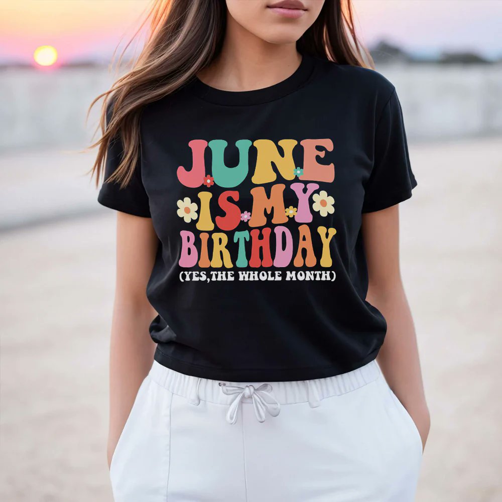 Retro June is My Birthday Standard T-Shirt For Ladies 🎁🎁🎂🎂

#June #Junebirthday #Birthdaygift #Retro #Junemonth #fyp #foryoupage #fypage #trending