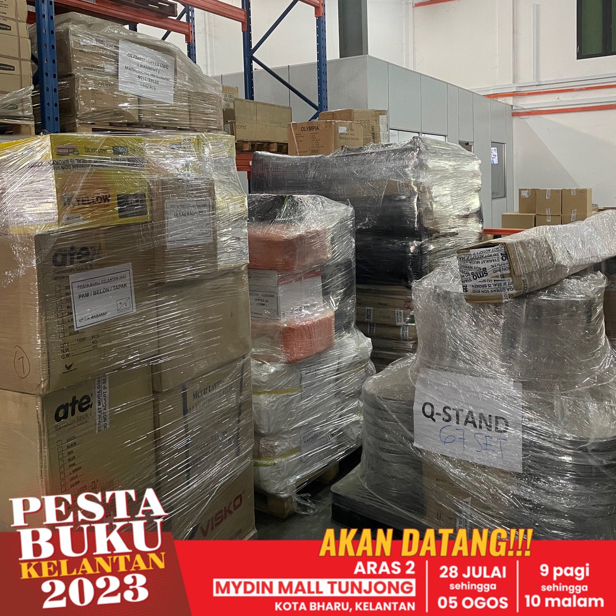 Tunggu maso nok bawok gi Mydin Tunjong jah ni 😎

#smobookstores #pestabukukelantan #pbk2023 #pestabukusmobookstores #pestabuku #bookfair #MydinTunjong