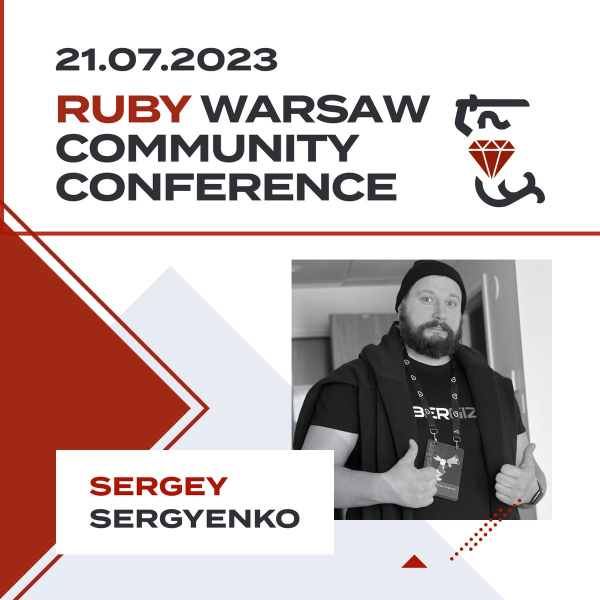 visualitypl's tweet photo. The last few days to register for the Ruby Warsaw Community Conference ⏰⏰⏰
Come and see what we have prepared for you🤘
https://t.co/4akBNahpqh
See you on Friday! 🚀
#rubyonrails #conference https://t.co/AYqdck92CL