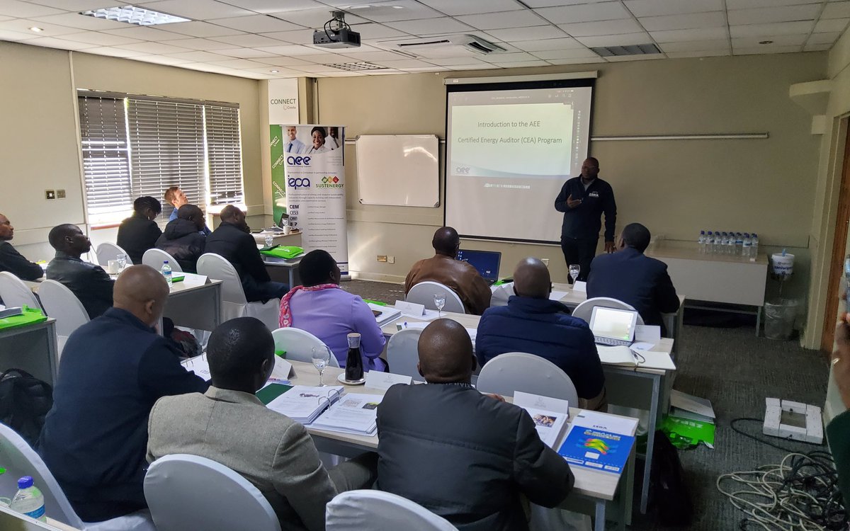 zeraenergy's tweet photo. #ZERA has hand selected a group of delagates from the Zimbabwe pool of energy professionals to undergo the Certified  Energy Auditor (CEA) Training run by the Institute of Energy Professionals Africa (IEPA) and Sustenergy. https://t.co/EO3QTCGe0M