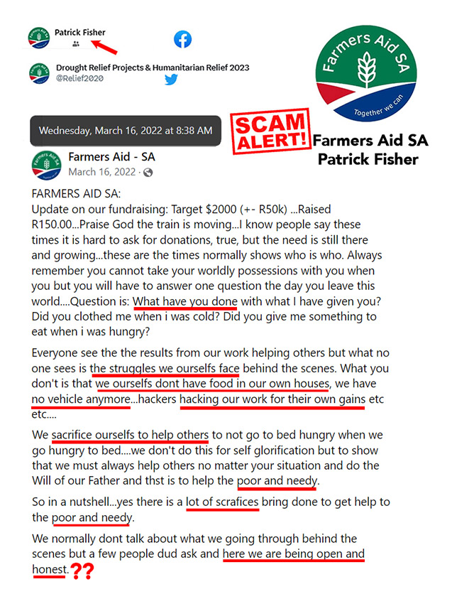 WebOfDeceit's tweet photo. Always the Bible, always the martyr complex, always the victim while using all the drivel in the world to try and convince unsuspecting honest people to donate to his alleged #SCAM. https://t.co/UHKfw8yoS6