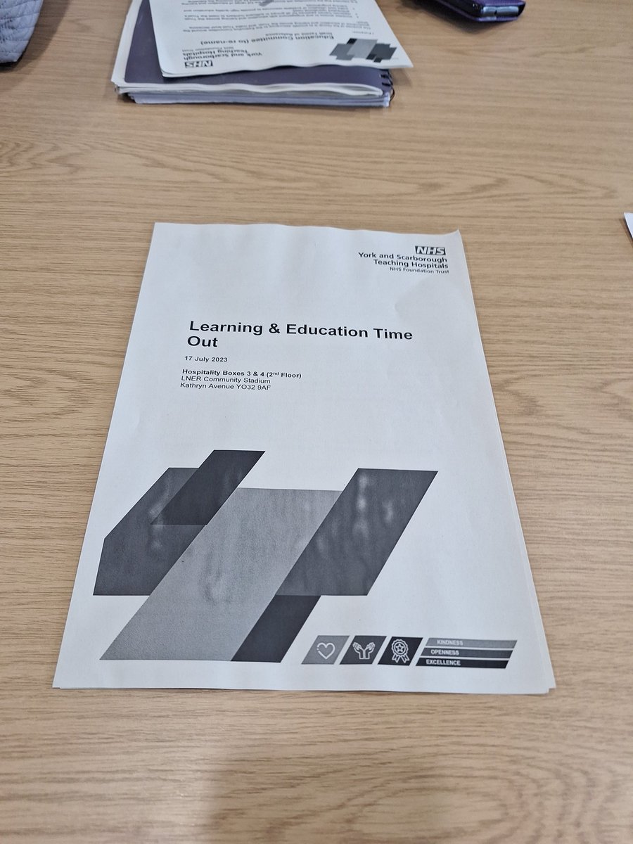 VMulvanaTuohy's tweet photo. Learning and Education time @YSTeachingNHS our with senior trust leads looking at how we support staff to be the best they can be https://t.co/VAHywkb9It