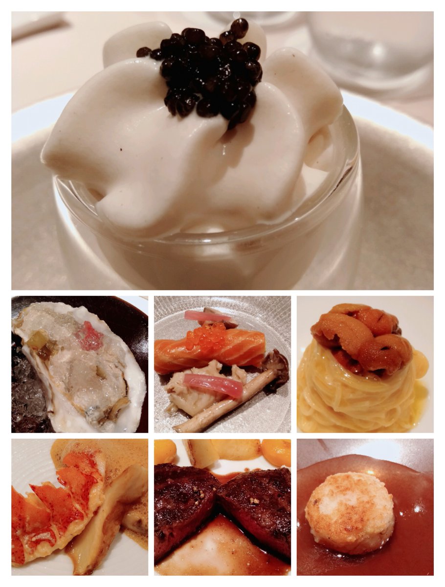 tony_tokyo9's tweet photo. 表参道のシーフード料理
雲丹、キャビア、オマール海老、、味も盛りつけも繊細に仕上げてくれます。ダイニングは小振りなスペースなので、猥談は控えましょう。口説くなら手を繋いでお散歩ムードで帰り路にどうぞ。
#ランチ #表参道グルメ #CILQ https://t.co/6yQuiuH6mc