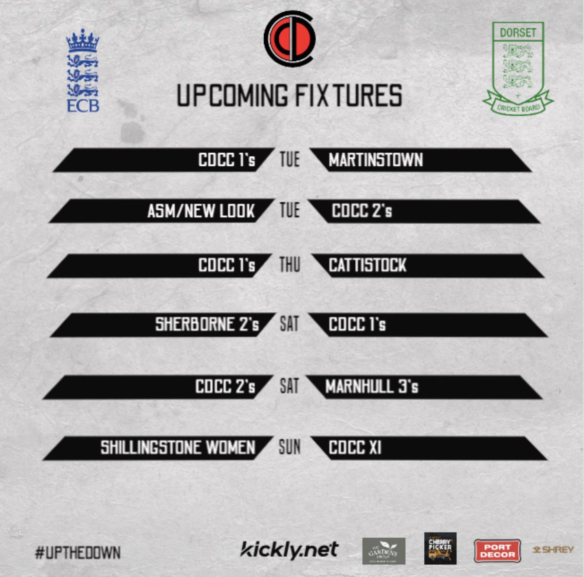 charlton_downCC's tweet image. Here are the fixtures for yet another busy week of cricket🏏

#CDCC #upthedown