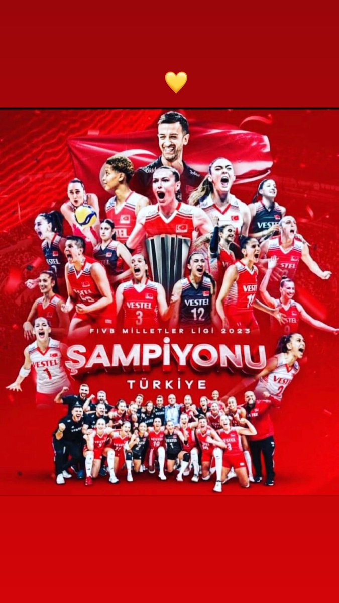 melihgunestan's tweet photo. FIVB Milletler Ligi'nin finalinde Çin'i 3-1 yenerek şampiyonluğa ulaşan A Milli Kadın Voleybol Takımımızı tebrik ediyorum. 

#FileninSultanları https://t.co/n5c9RzQX6V
