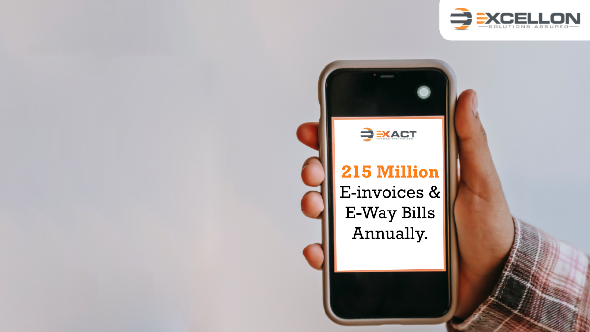 Excellon_DMS's tweet image. Efficiency on a whole new level! We process a staggering 215 million E-invoices and E-Way Bills annually, leaving no room for doubt. Buckle up and watch us redefine what it means to handle massive volumes with finesse!

Know More: bit.ly/3D4h5ld

#EfficiencyElevated