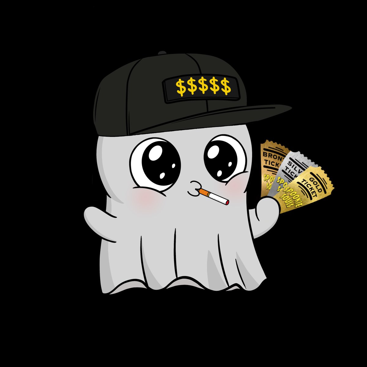 spookiesouls's tweet photo. So Willy's golden ticket gets u into the chocolate factory. Our tickets opens the floodgate to WEALTH!

We are announcing the first 2,000 mints has a higher chance of getting these tickets. 

Only a total of 69. 

#heretoreward #NFTs #Web3 https://t.co/tais6SSGIy
